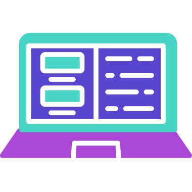 Web tasarım renk simgesi. vektör illüstrasyonu