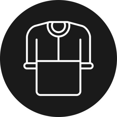 Gömlek. Web simgesi basit illüstrasyon