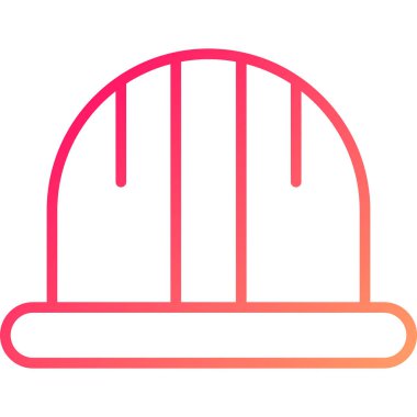 Sıcak şapka simgesi vektör illüstrasyonu