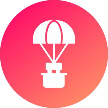 Paraşütün vektör çizimi