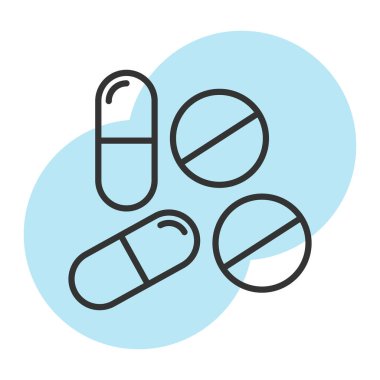 Haplar. Web simgesi basit illüstrasyon