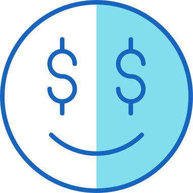 Para için. Web simgesi basit tasarım