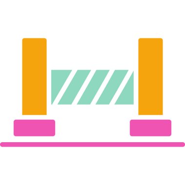 Bina. Web simgesi basit illüstrasyon