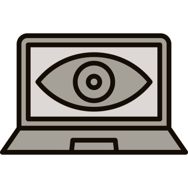 Göz simgesi vektör illüstrasyonu