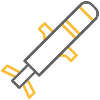 Şırınga ikonu. Beyaz arkaplanda izole edilmiş web tasarımı için ana şırınga vektör simgesi