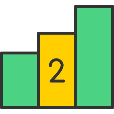 grafik ikonu vektör illüstrasyonu