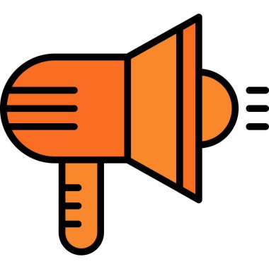 megafon simgesi, vektör tasarımı