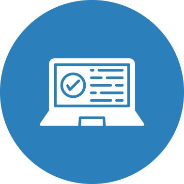 Bilgisayar. Web simgesi basit illüstrasyon