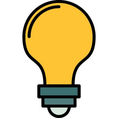 Yaratıcı ampul vektör illüstrasyonu