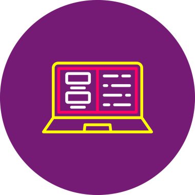 seo modern simgesinin vektör illüstrasyonu