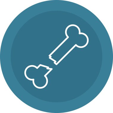 Modern b 'nin vektör illüstrasyonu köpek simgesinden yoksun