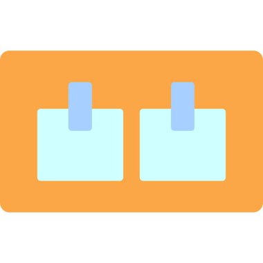 Modern ve pil eksikliğinin vektör çizimi