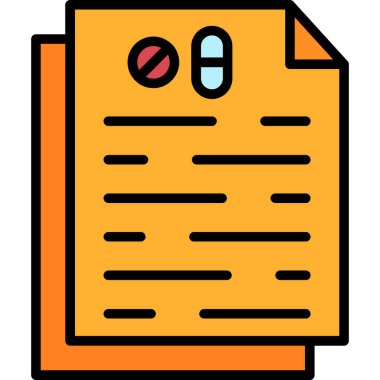 belge simgesi, vektör çizimi