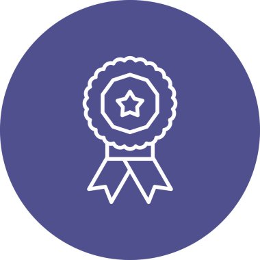 Rozet simge vektör çizim