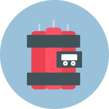 elektrik robotu düz simgesi, vektör, illüstrasyon