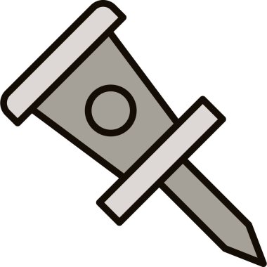 Bıçak simgesi, vektör illüstrasyonu