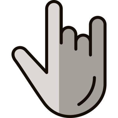 El çizimi kaya çizimi izole