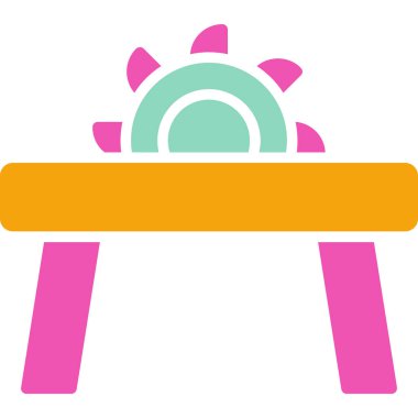 Kumsal. Web simgesi basit illüstrasyon