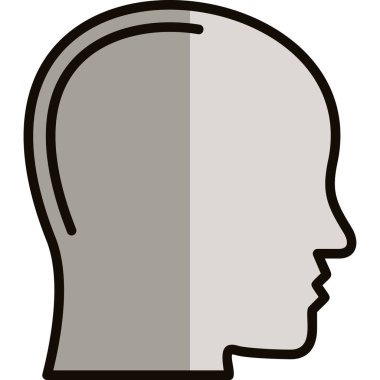 İnsan başı profil simgesi