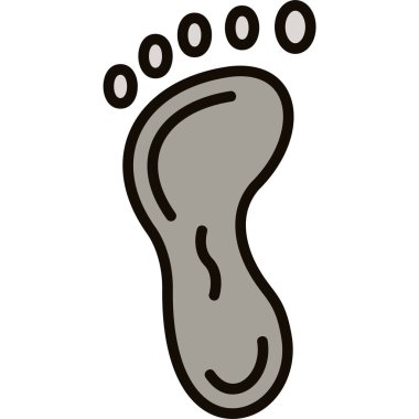 ayak ikonu vektör illüstrasyonu