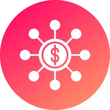 Kırmızı arkaplanda beyaz çizgi şifreleme bitcoin simgesi izole edildi. Fiziksel bit para, güvenli para tabanlı engelleme zinciri. Kırmızı altıgen düğmesi. vektör.