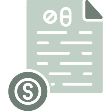 belge simgesi vektör illüstrasyonu