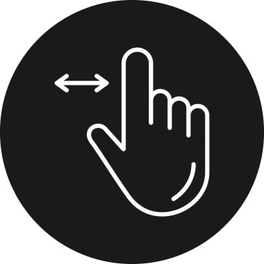 el simgesi vektör illüstrasyonu