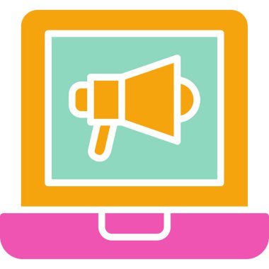 reklam pazarlama vektör simgesi