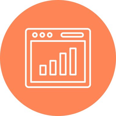 seo modern simgesinin vektör illüstrasyonu