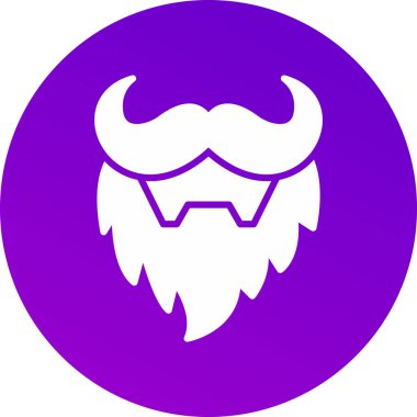 Noel Baba simgesi, basit illüstrasyon