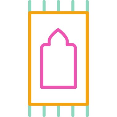 Modern bir simgenin vektör illüstrasyonu