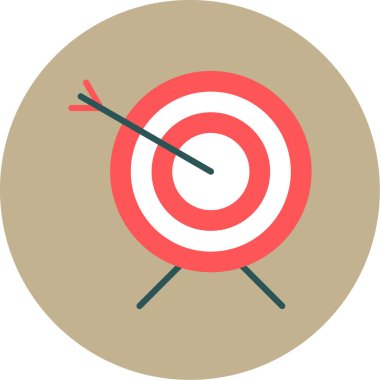 okçuluk web simgesi basit tasarım