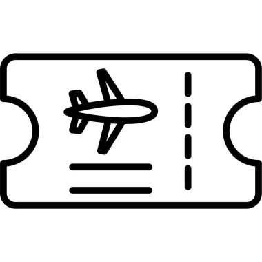 Uçak seyahat ikonu ana hat vektörü. Uçuş yolculuğu. uçuş uçakları