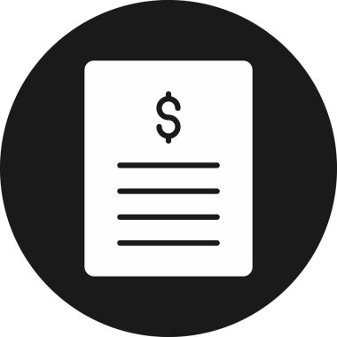 Dolar simgesi vektör illüstrasyonu