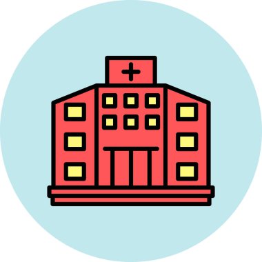 Hastane binası. Basit tasarım