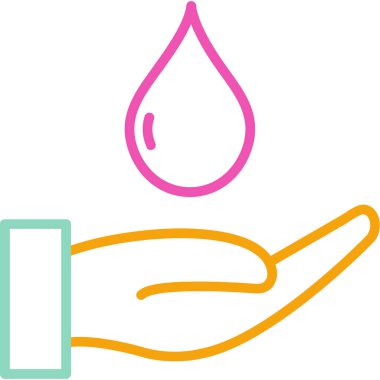 ikon vektör illüstrasyonunu bırak