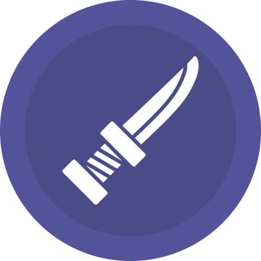 Kılıç simgesinin vektör illüstrasyonu