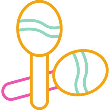 Raket. Web simgesi basit illüstrasyon