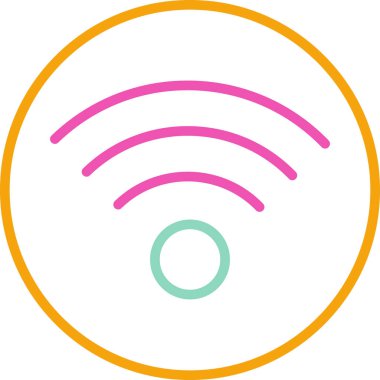 kablosuz simge. vektör illüstrasyonu