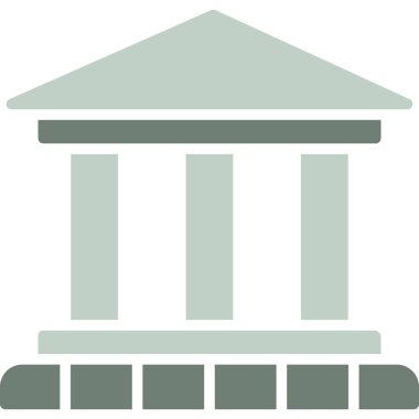 Banka oluşturma vektör simgesi