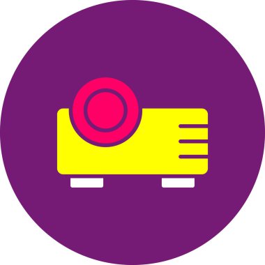 Kamera. Web simgesi basit illüstrasyon