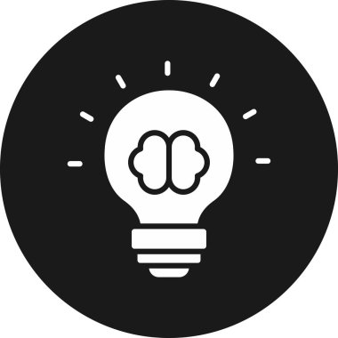 ampul simgesi, vektör illüstrasyonu