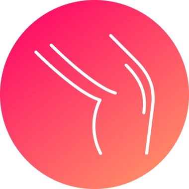 Kırmızı kurdele ikonu olan bir kadının vektör çizimi