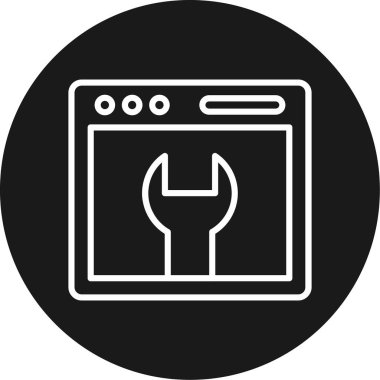 Elektrik güç vektör simgesi