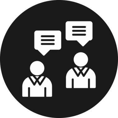 iş insanlar toplantı simgesi