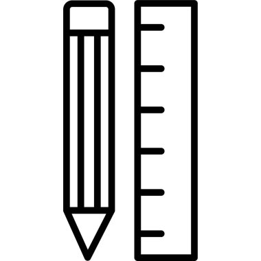 kalem simgesi vektör illüstrasyonu