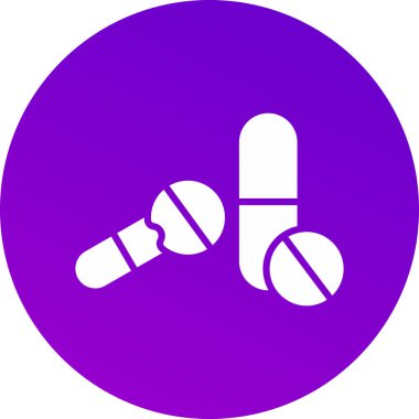 Kapsülün vektör çizimi