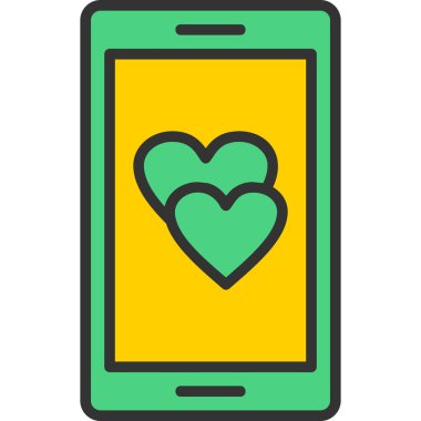 cep telefonu ikonu vektör illüstrasyonu