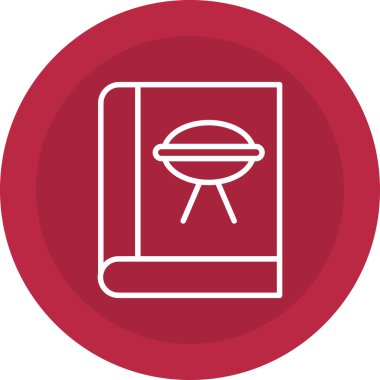 kitap vektörü simgesi modern illüstrasyon