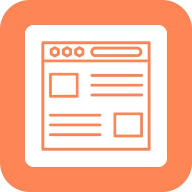 tarayıcı ağ arayüzü simgesi